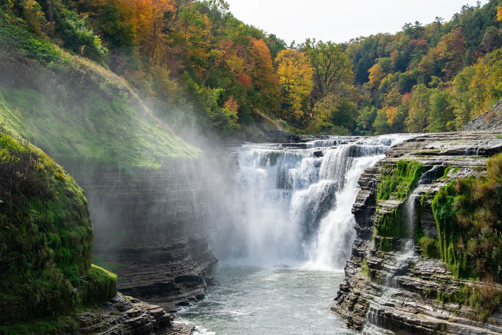 Waterfalls in the forest